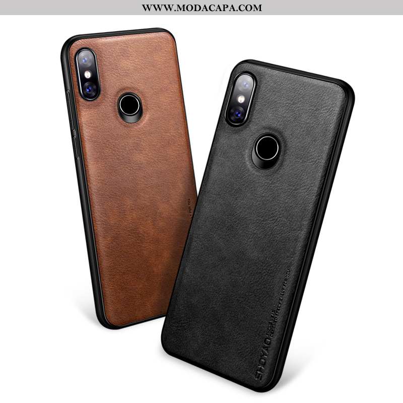 Capa Xiaomi Mi 8 Criativas Tendencia Preto Cases Discovery Completa Antiqueda Venda