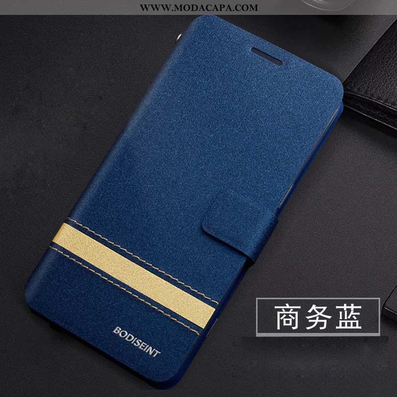Capas Xiaomi Mi 9 Lite Couro Cases Cover Antiqueda Telinha Azul Venda
