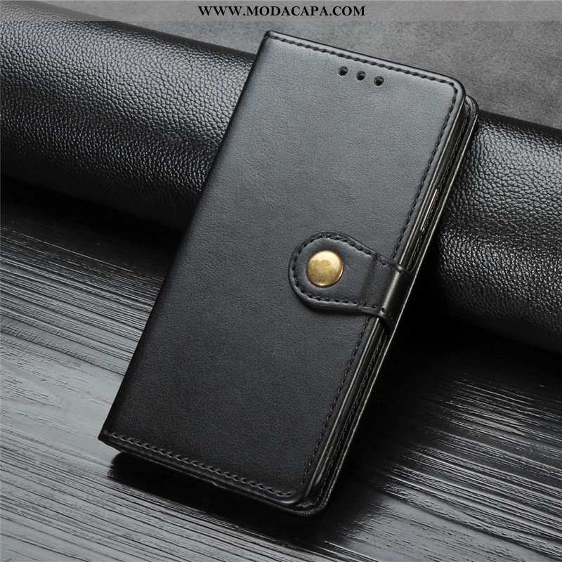 Capa Xiaomi Mi 9 Lite Couro Antiqueda Protetoras Capas Telemóvel Vermelho Completa Barato