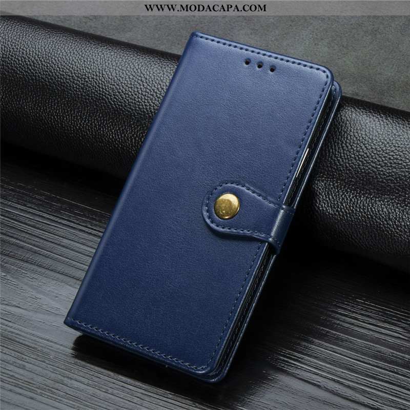 Capa Xiaomi Mi 9 Lite Couro Antiqueda Protetoras Capas Telemóvel Vermelho Completa Barato