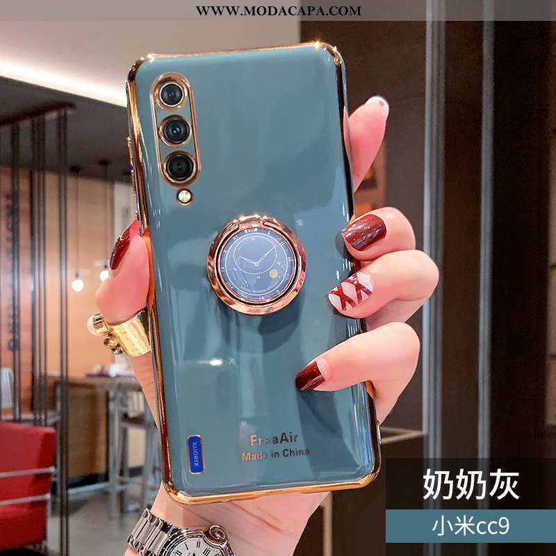 Capa Xiaomi Mi 9 Lite Soft Telemóvel Protetoras Azul Simples Cases Criativas Venda