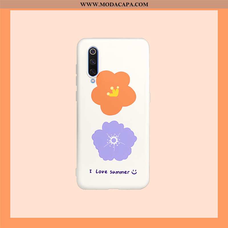 Capas Xiaomi Mi 9 Lite Silicone Rosa Pequena Telemóvel Completa Desenho Animado Fofas Venda