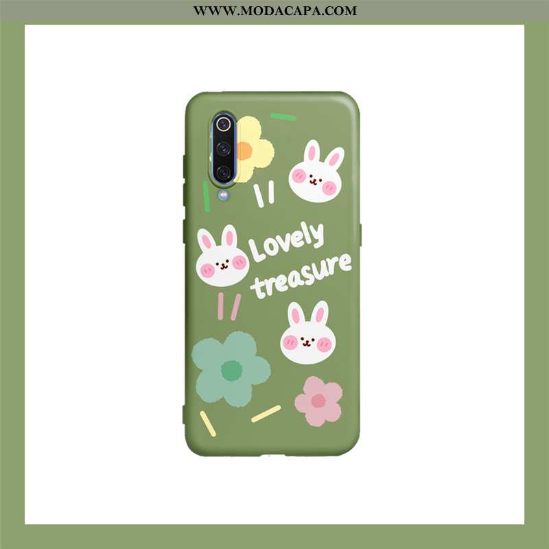 Capas Xiaomi Mi 9 Lite Silicone Rosa Pequena Telemóvel Completa Desenho Animado Fofas Venda