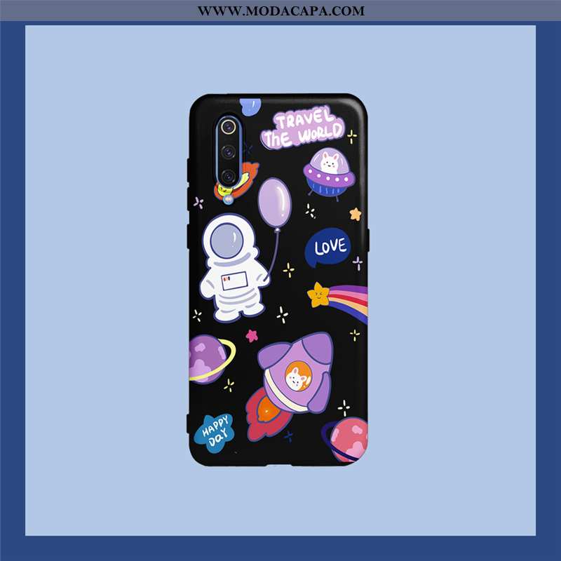 Capas Xiaomi Mi 9 Lite Silicone Rosa Pequena Telemóvel Completa Desenho Animado Fofas Venda