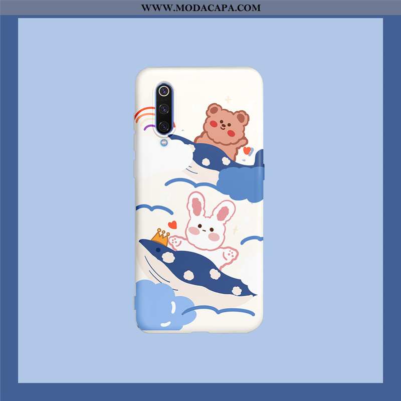 Capas Xiaomi Mi 9 Lite Silicone Rosa Pequena Telemóvel Completa Desenho Animado Fofas Venda