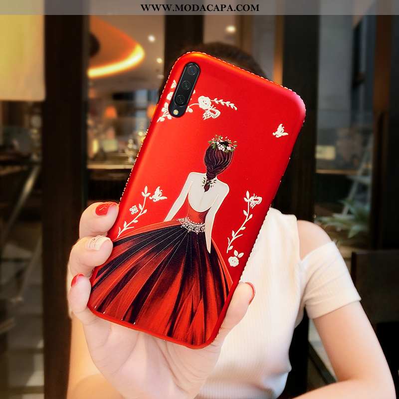Capas Xiaomi Mi 9 Lite Protetoras Soft Pequena Cases Vermelho Couro Comprar