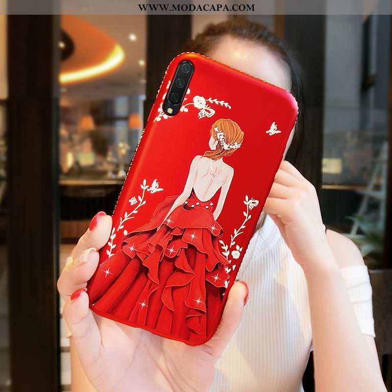 Capas Xiaomi Mi 9 Lite Protetoras Soft Pequena Cases Vermelho Couro Comprar