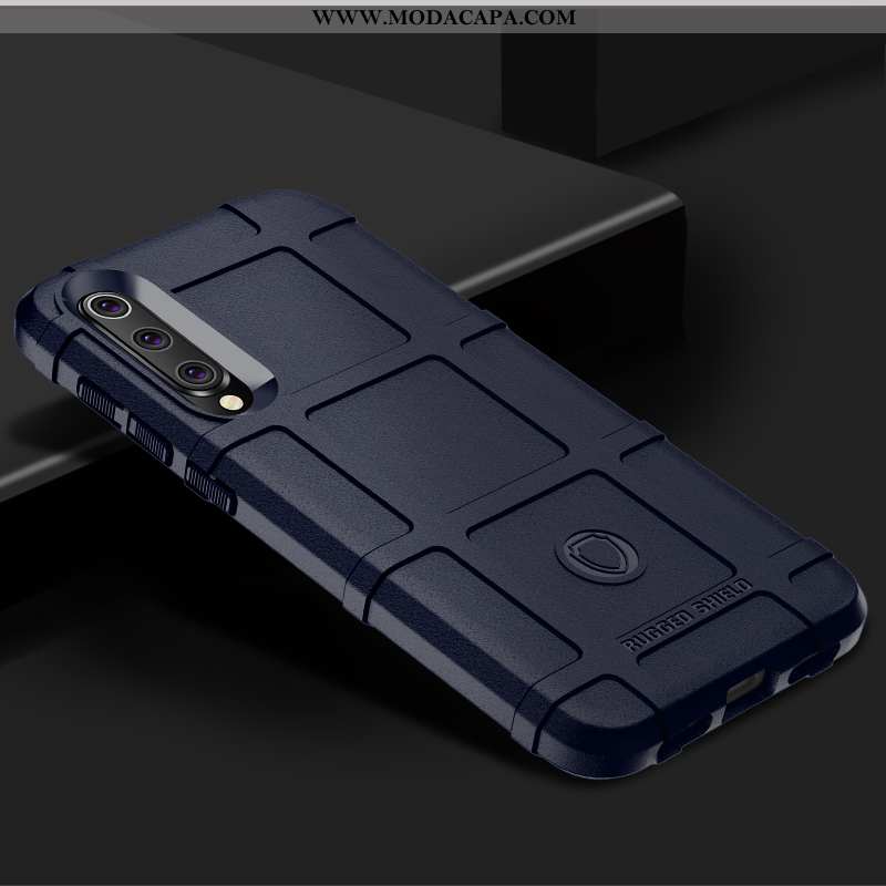 Capa Xiaomi Mi 9 Se Fosco Resistente Telemóvel Verde Militar Acolchoado Anti Completa Online