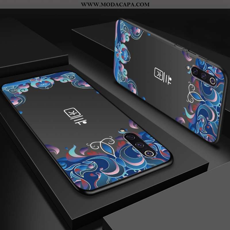 Capas Xiaomi Mi 9 Se Super Azul Protetoras Telinha Slim Fosco Promoção