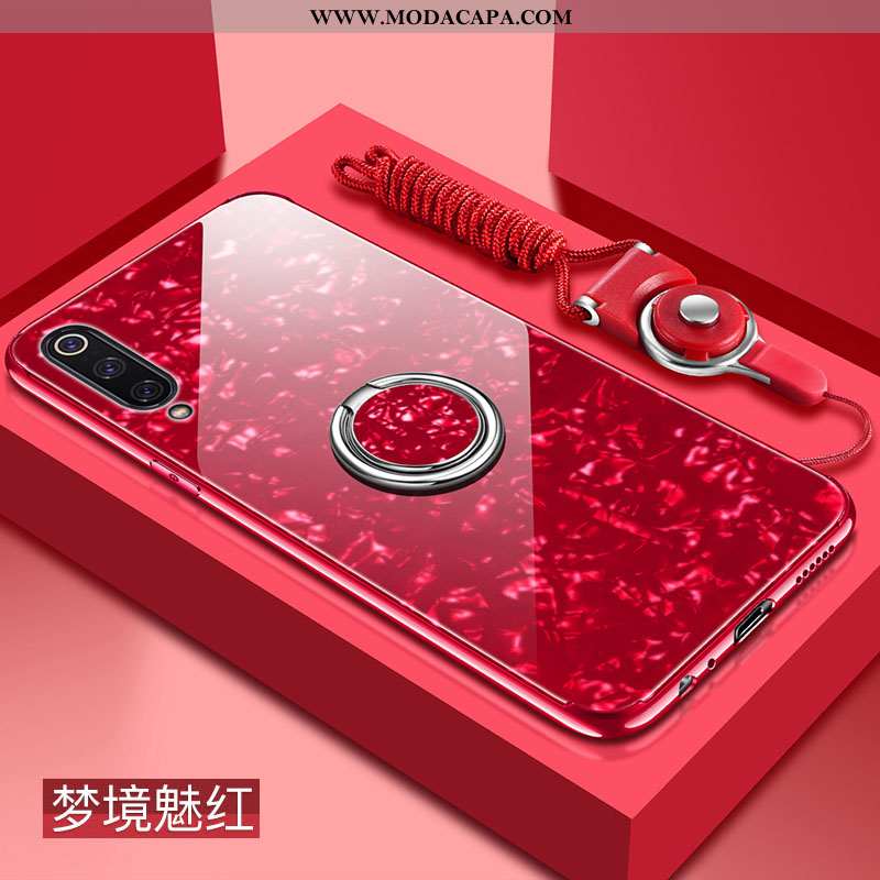 Capas Xiaomi Mi 9 Se Tendencia Vermelho Telemóvel Completa Malha Transparente Antiqueda Promoção