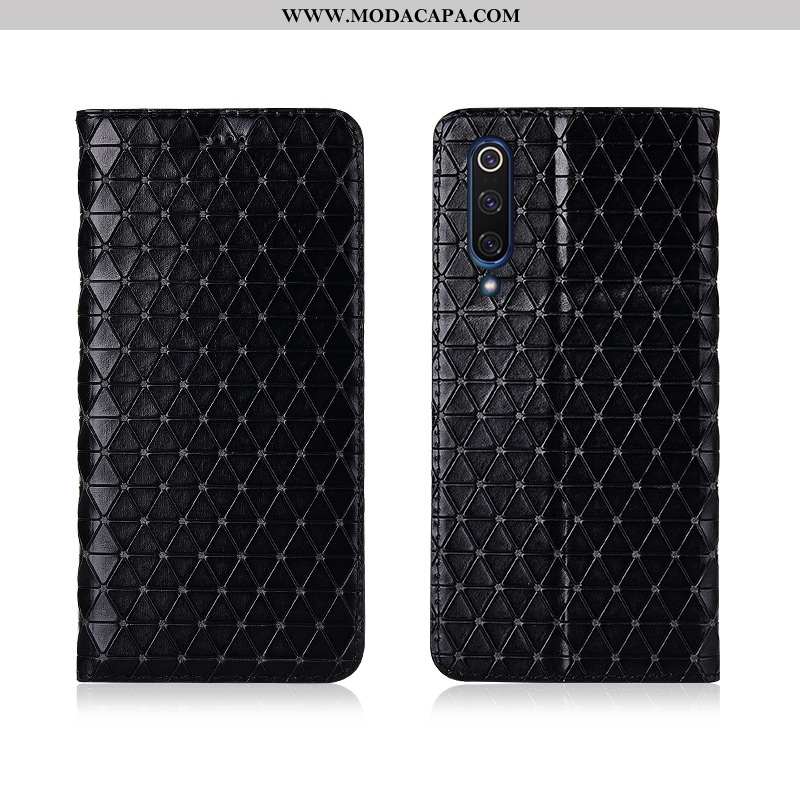 Capas Xiaomi Mi 9 Se Silicone Pequena Cases Cover Couro Legitimo Xadrez Baratos