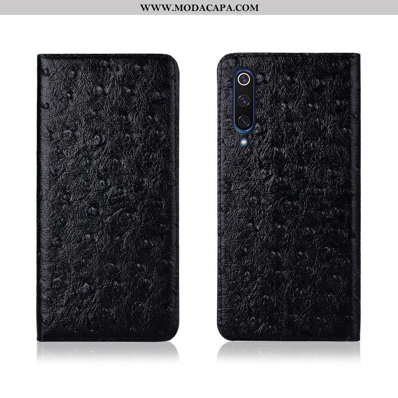 Capas Xiaomi Mi 9 Se Couro Antiqueda Protetoras Soft Telemóvel Preto Completa Promoção