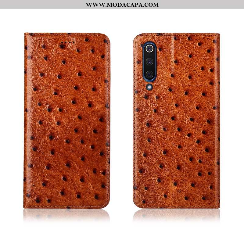 Capas Xiaomi Mi 9 Se Couro Antiqueda Protetoras Soft Telemóvel Preto Completa Promoção