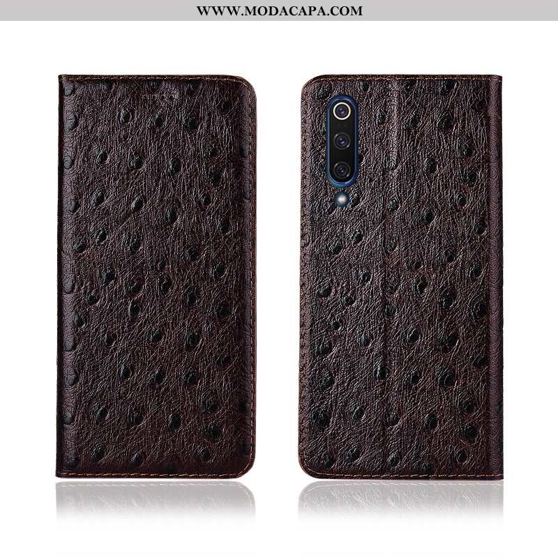 Capas Xiaomi Mi 9 Se Couro Antiqueda Protetoras Soft Telemóvel Preto Completa Promoção