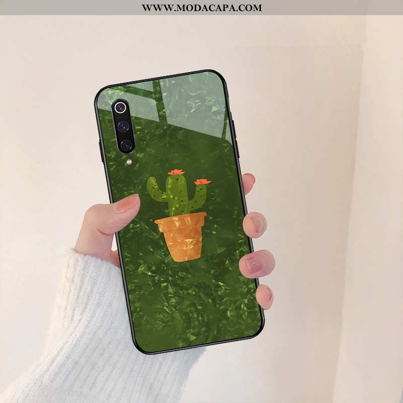 Capas Xiaomi Mi 9 Slim Telemóvel Floral Vidro Tendencia Desenho Animado Comprar