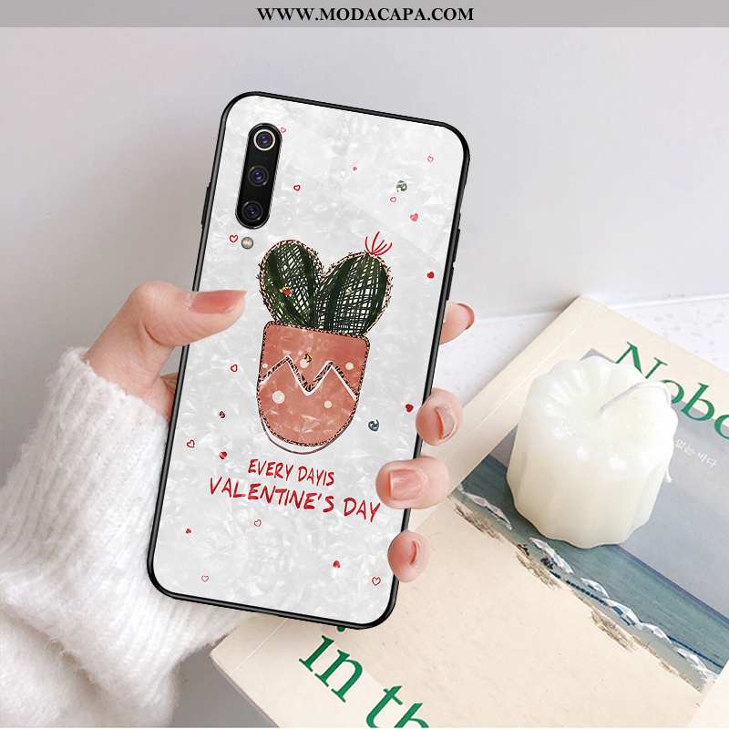 Capas Xiaomi Mi 9 Slim Telemóvel Floral Vidro Tendencia Desenho Animado Comprar