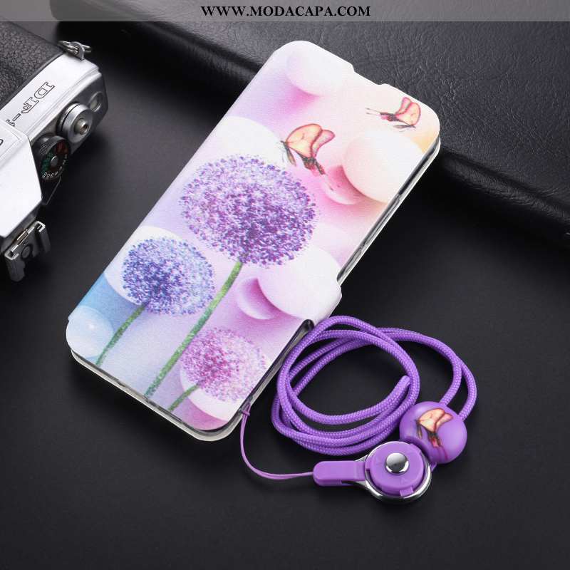 Capa Xiaomi Mi 9 Soft Telemóvel Telinha Capas Couro Cases Roxa Comprar