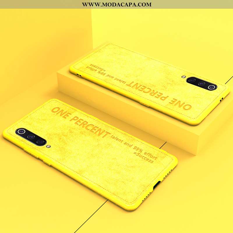 Capas Xiaomi Mi 9 Soft Antiqueda Nova Pequena Amarelo Couro Online