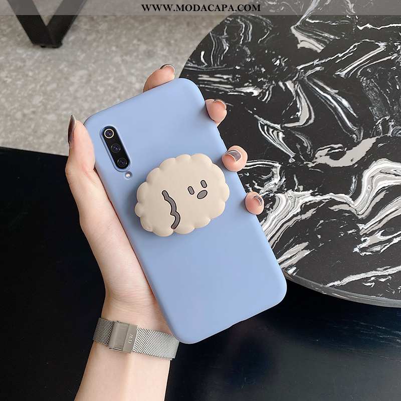 Capas Xiaomi Mi 9 Protetoras Slim Urso Azul Suporte Silicone Venda