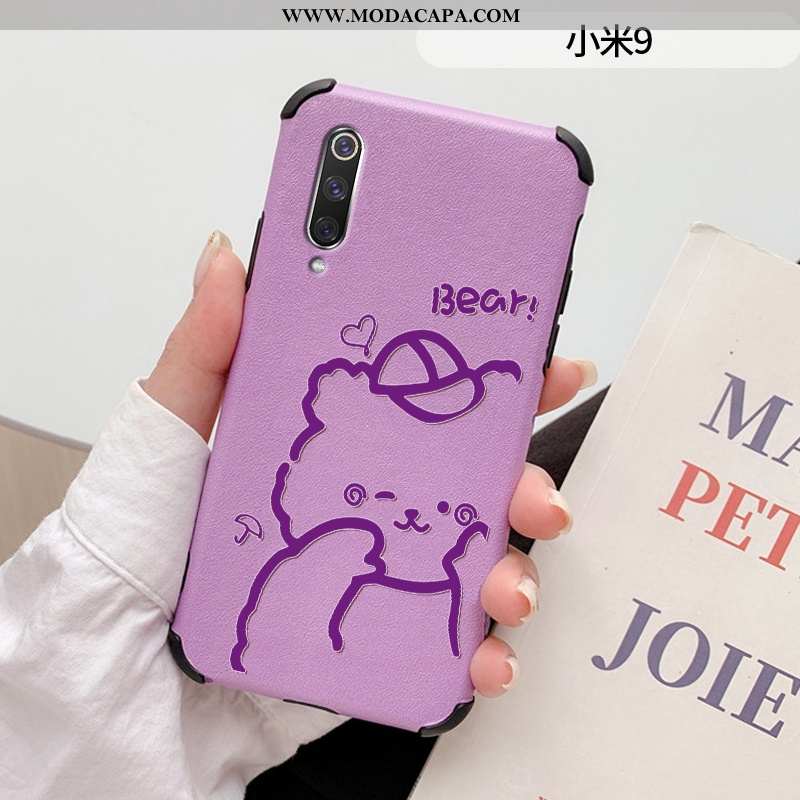 Capas Xiaomi Mi 9 Couro Telinha Slim Transparente Silicone Protetoras Criativas Online