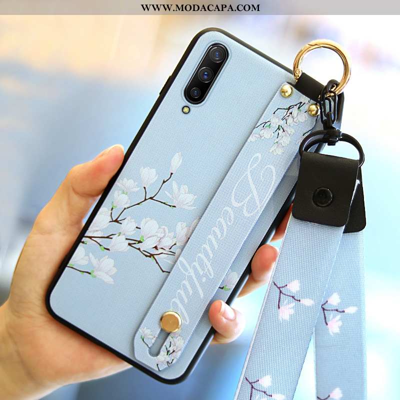 Capas Xiaomi Mi 9 Soft Azul Pequena Tendencia Telemóvel Estilosas Baratos