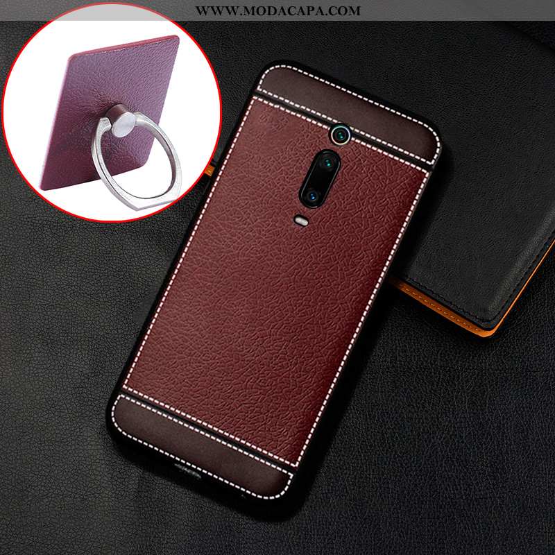 Capa Xiaomi Mi 9t Pro Couro Pequena Vermelho Silicone Protetoras Aço Soft Online