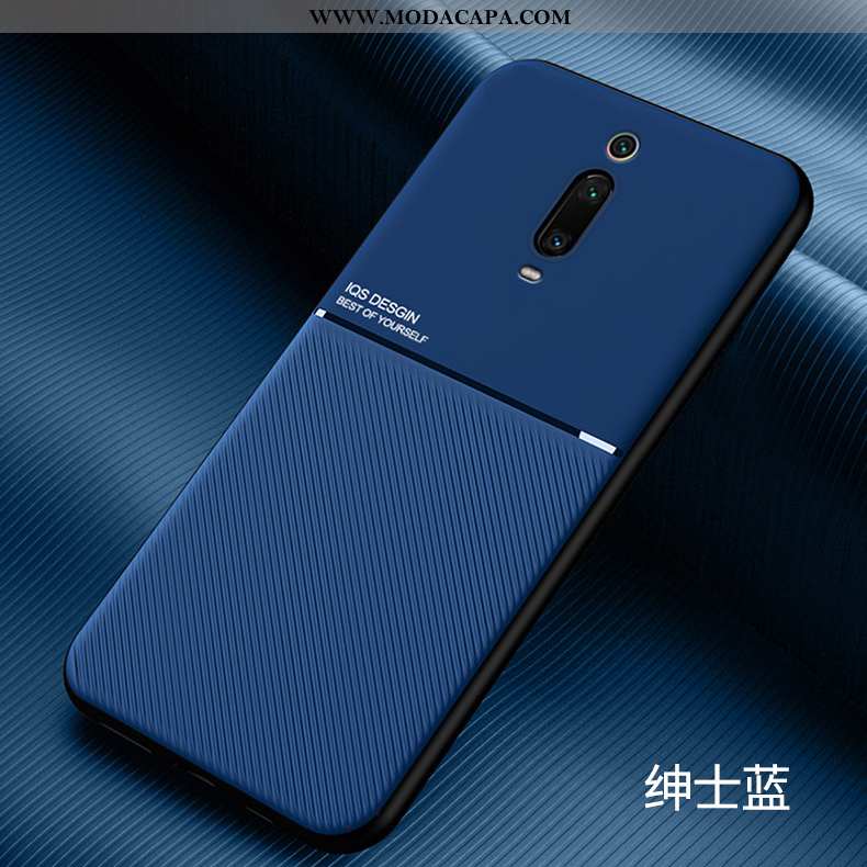 Capas Xiaomi Mi 9t Pro Silicone Slim Telemóvel Malha Azul Completa Barato