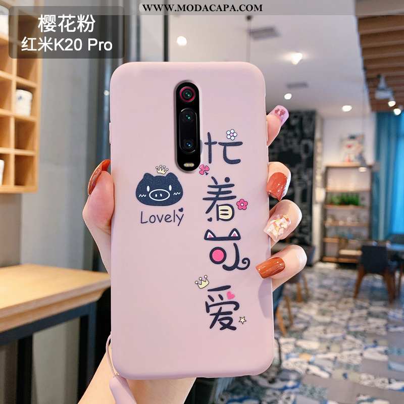 Capa Xiaomi Mi 9t Pro Silicone Antiqueda Casal Soft Rosa Fofas Telemóvel Barato