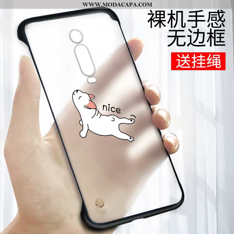 Capas Xiaomi Mi 9t Pro Protetoras Desenho Animado Vermelho Animais Preto Armação Criativas Barato