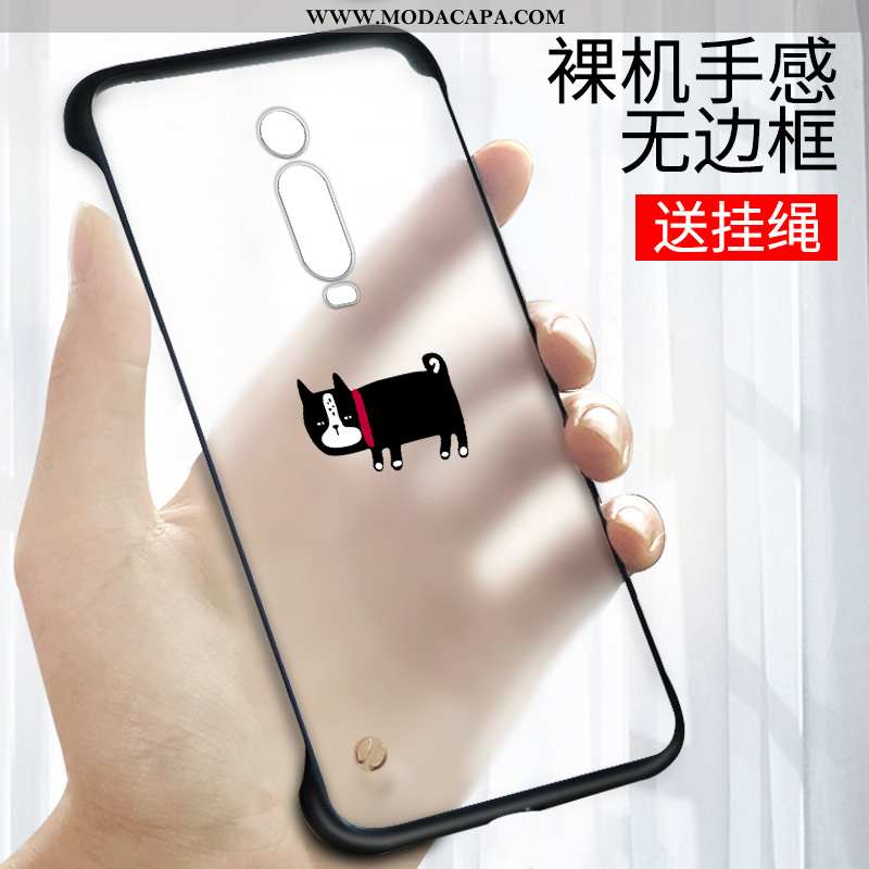 Capas Xiaomi Mi 9t Pro Protetoras Desenho Animado Vermelho Animais Preto Armação Criativas Barato