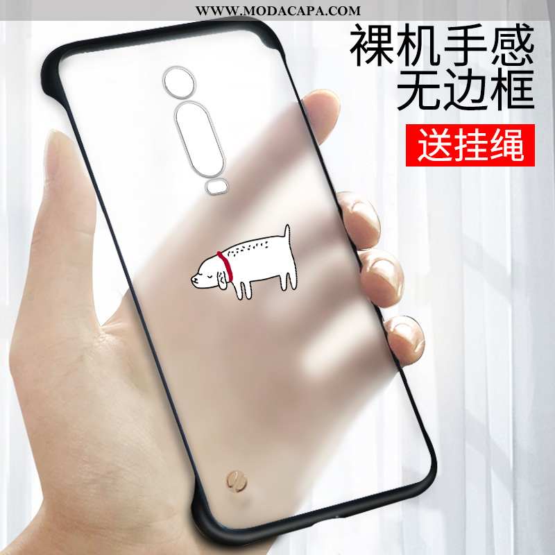 Capas Xiaomi Mi 9t Pro Protetoras Desenho Animado Vermelho Animais Preto Armação Criativas Barato