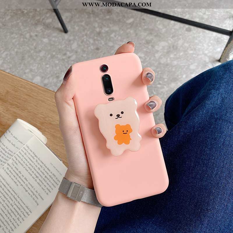 Capa Xiaomi Mi 9t Personalizado Telemóvel Vermelho Suporte Silicone Rosa Capas Promoção