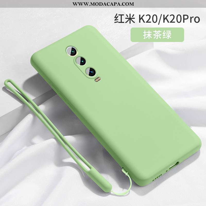 Capas Xiaomi Mi 9t Protetoras Silicone Criativas Cordao Tendencia Verde Vermelho Comprar