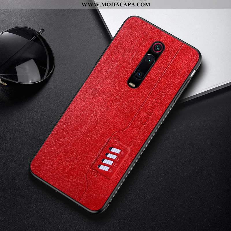 Capas Xiaomi Mi 9t Slim Antiqueda Telemóvel Cases Soft Couro Verde Barato