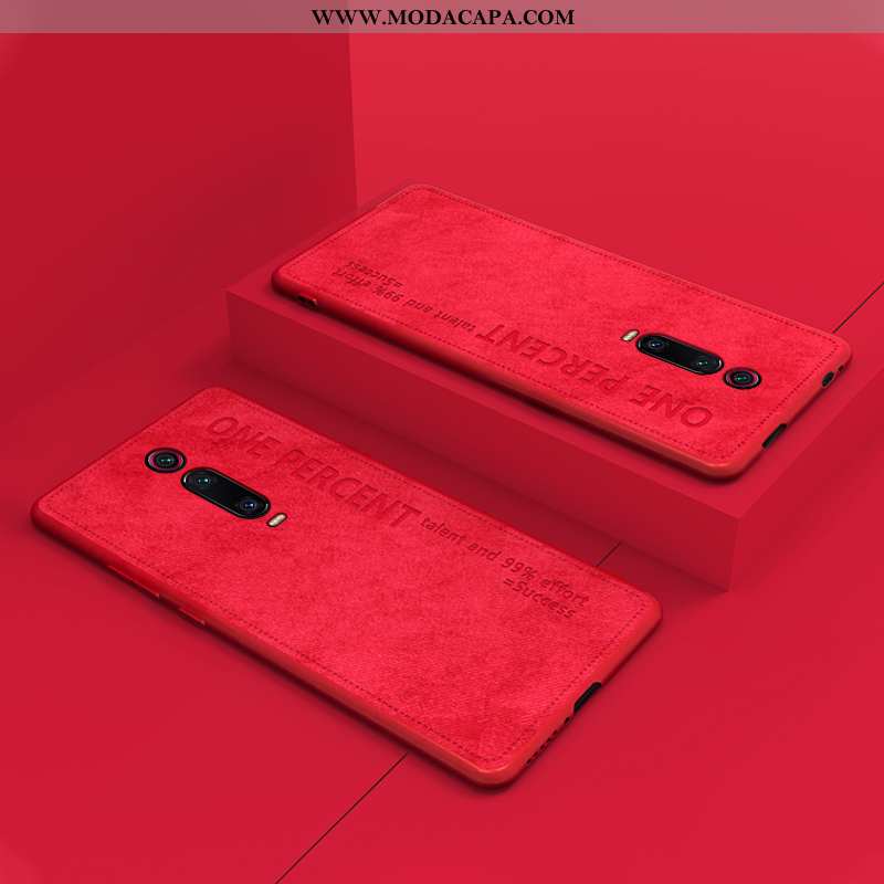 Capas Xiaomi Mi 9t Slim Super Vermelho Telinha Protetoras Antiqueda Baratas