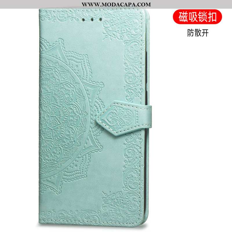 Capa Xiaomi Mi 9t Protetoras Couro Capas Lisas Cordao Verde Cases Baratos