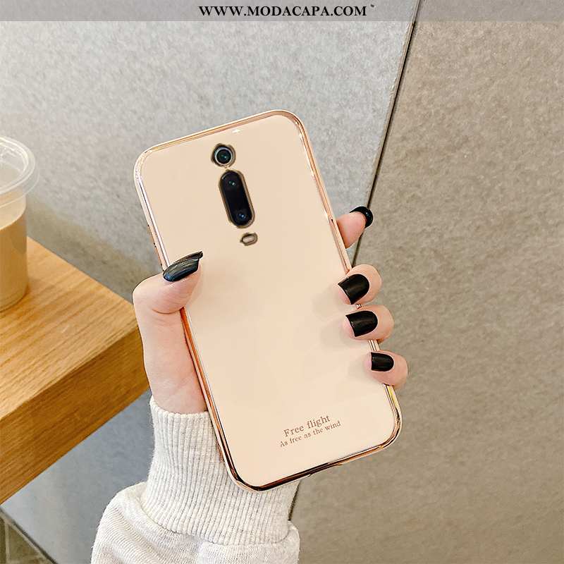 Capas Xiaomi Mi 9t Soft Rosa Antiqueda Silicone Minimalista Ouro Venda