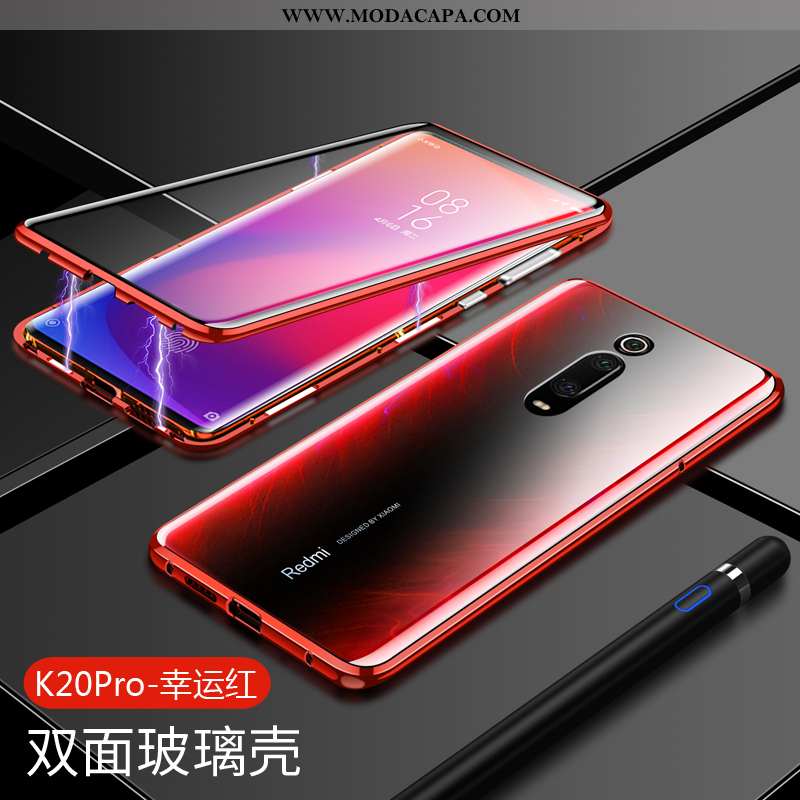 Capa Xiaomi Mi 9t Transparente Capas Antiqueda Metal Frente E Verso Vermelho Aço Comprar