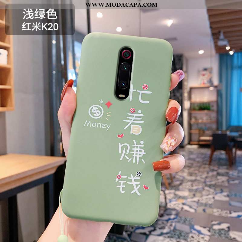 Capa Xiaomi Mi 9t Silicone Soft Telemóvel Verde Casal Bonitos Capas Online