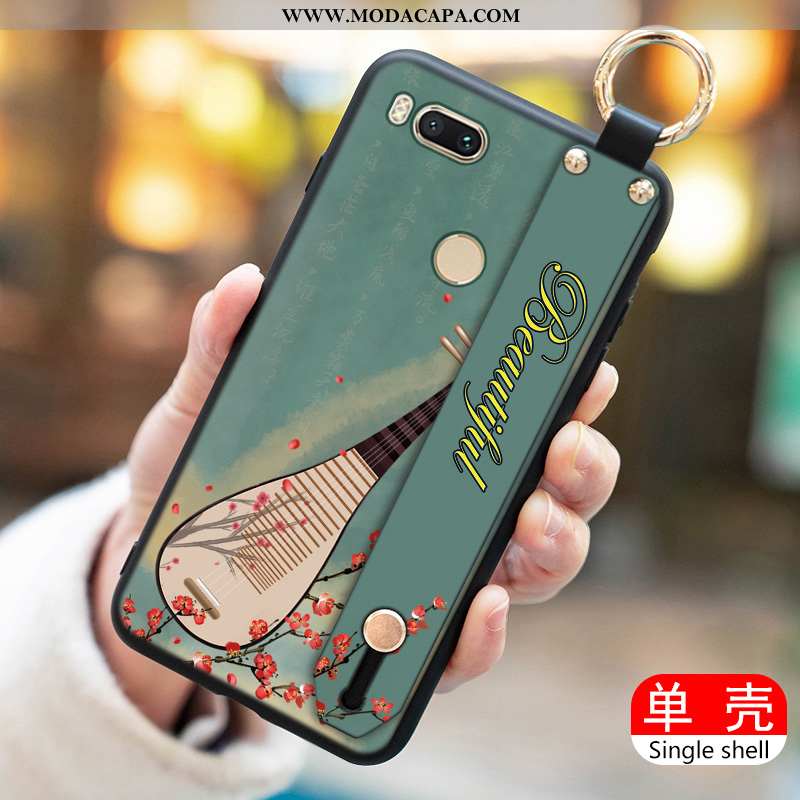 Capas Xiaomi Mi A1 Tendencia Wrisband Super Pintado Retro Verde Telinha Promoção