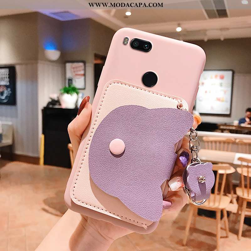 Capa Xiaomi Mi A1 Soft Minimalista Telemóvel Rosa Antiqueda Cases Criativas Venda