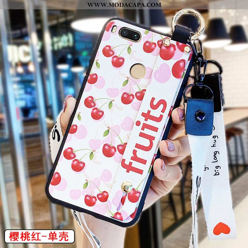 Capas Xiaomi Mi A1 Moda Fosco Wrisband Cola Rosa Personalizada Comprar