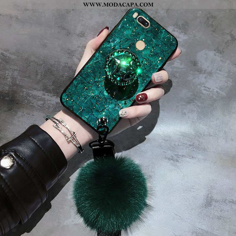 Capa Xiaomi Mi A1 Tendencia Protetoras Verde Soft Capas Cases Cola Baratos