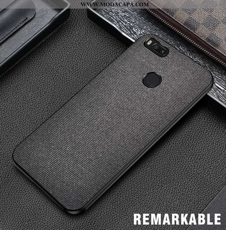 Capa Xiaomi Mi A1 Soft Tecido Cinza Capas Fosco Completa Telemóvel Comprar