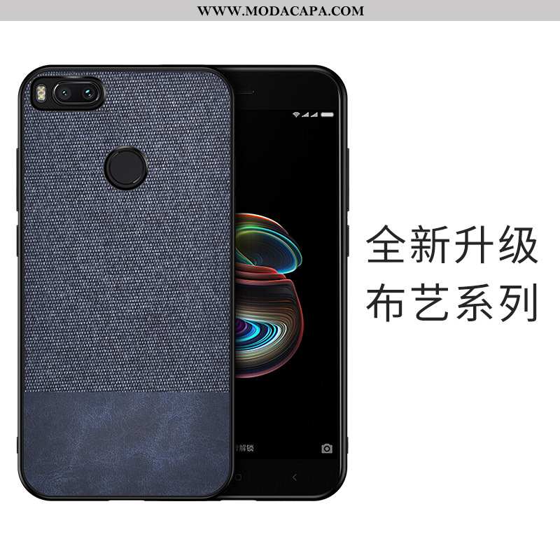 Capa Xiaomi Mi A1 Soft Tecido Cinza Capas Fosco Completa Telemóvel Comprar