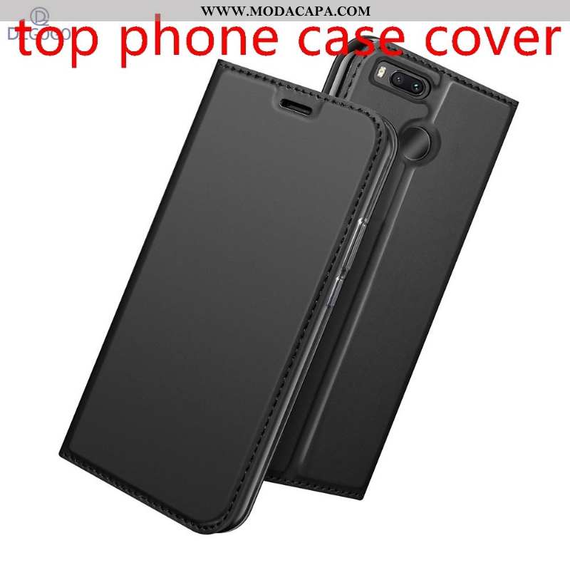 Capas Xiaomi Mi A1 Protetoras Cases Telemóvel Telinha Azul Cover Baratas