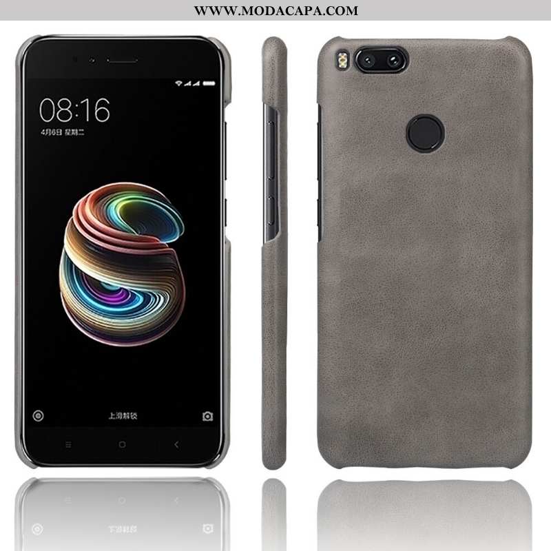 Capas Xiaomi Mi A1 Couro Cases Vintage Protetoras Business Pequena Baratos