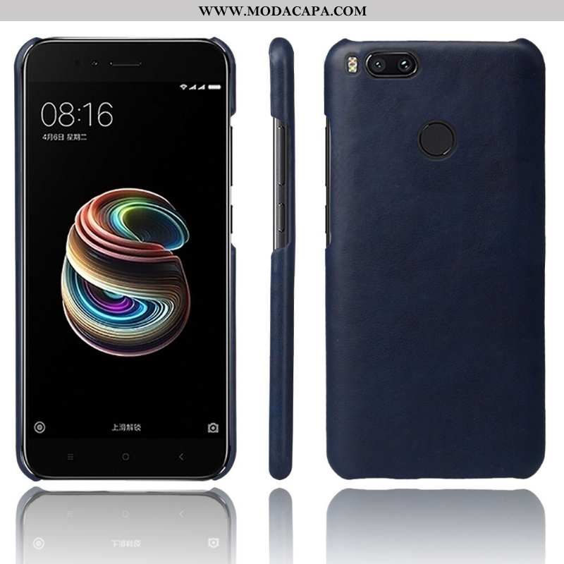 Capas Xiaomi Mi A1 Couro Cases Vintage Protetoras Business Pequena Baratos