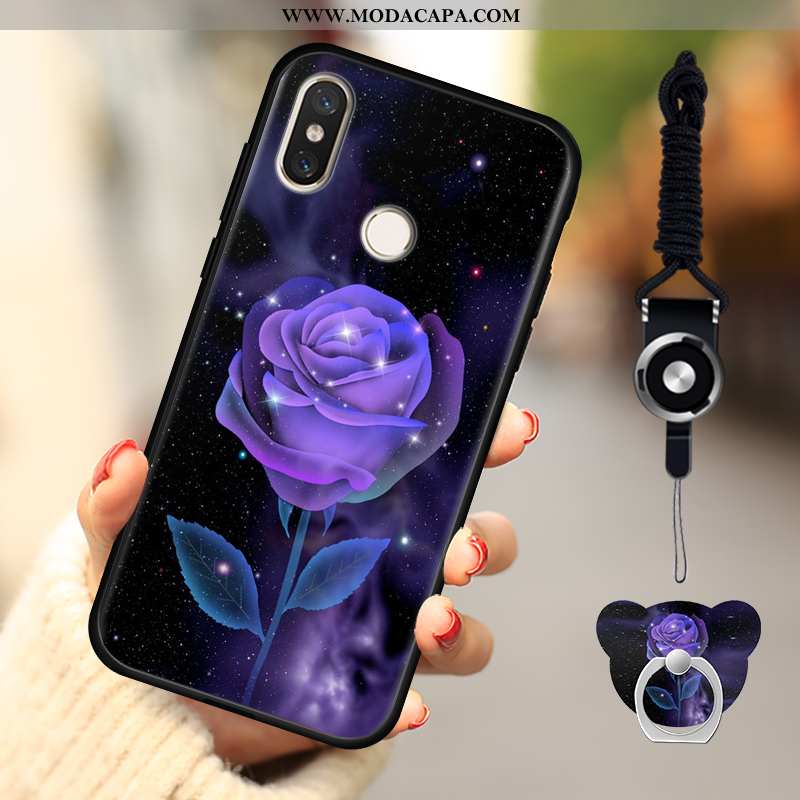 Capas Xiaomi Mi A2 Lite Moda Rosa Soft Fofas Malha Telemóvel Venda