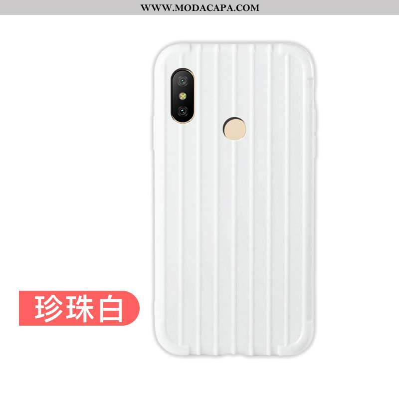 Capas Xiaomi Mi A2 Lite Silicone Calor Criativas Estilosas Simples Soft Azul Venda